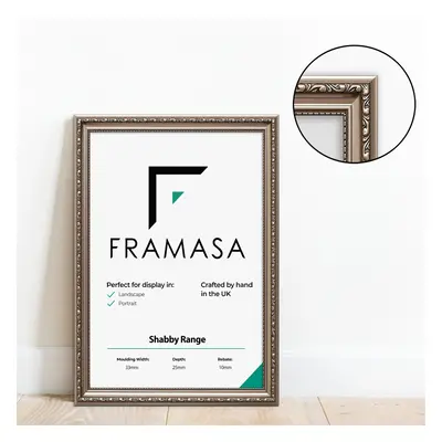 (Gun Metal, A1- 840x594mm) New Ornate Shabby Chic Picture Frames Modern Photo Frames Online Fram