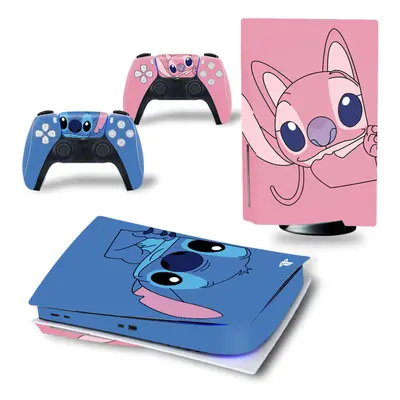 Animation Lilo & Stitch PS5 Disk Edition Skin Sticker Decal Cover for