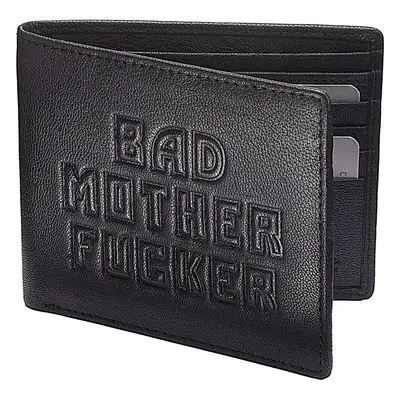 Bad Mother Fucker Wallet - Real Leather - Black