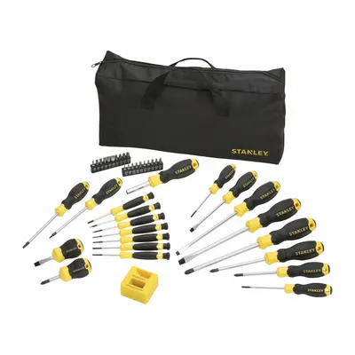 Stanley STHT0-62113 Screwdriver with Pouch, Multi-Colour, Set of Piece