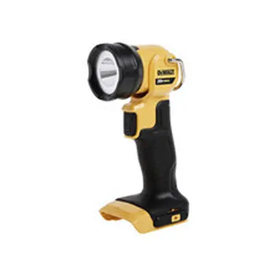 Dewalt 18V XR Li-ion Cordless LED Pivot Flashlight Torch Bare Unit