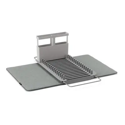 Umbra Udry Over The Sink Dish Rack with Dry Mat, Charcoal