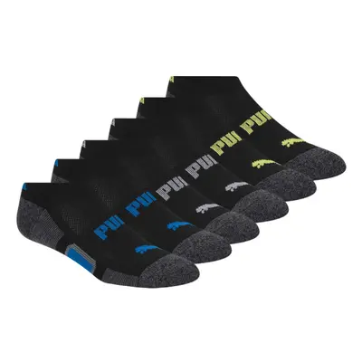 PUMA unisex child Pack Low Cut Socks Black Combo 5-6.5 US