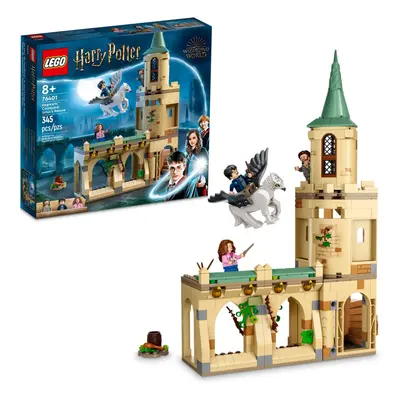 LEGO Harry Potter Hogwarts Courtyard: Sirius's Rescue Castle Tower Toy Collectible Set with Buck