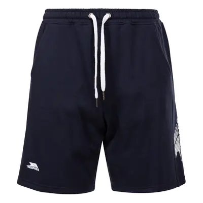 (XXS, Navy) Trespass Mens Shorts Cotton Drawcord Lance