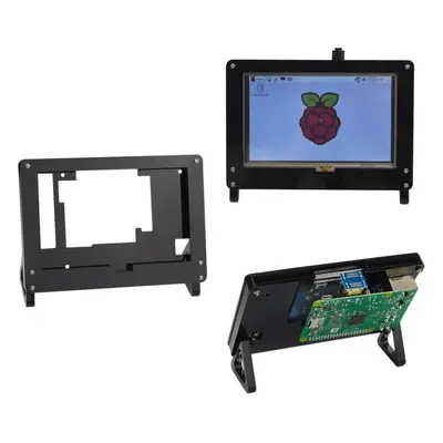 5 Inch LCD Screen Display Acrylic Case Stander Holder For Raspberry Pi 3B+(Plus)