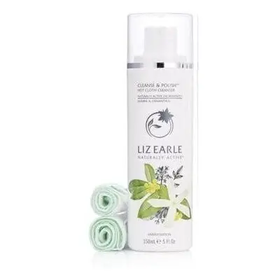 Liz Earle Limited Edition Jasmine & Osmanthus Cleanse & Polish 150ml with muslin cloths