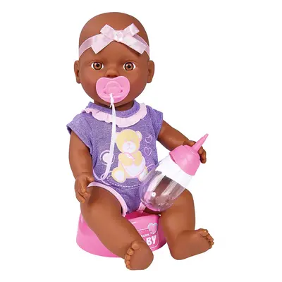 Simba New Born Baby Doll Drink and Wet Function Pieces cm