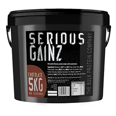 The Bulk Protein Company, SERIOUS GAINZ - Whey Protein Powder - Weight Gain, Mass Gainer - 30g P