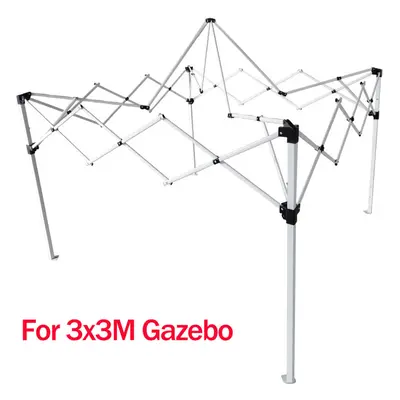 (For 3x3m Pop Up Gazebo) GreenBay Metal Gazebo Frame for Pop Up Gazebo Outdoor Garden Canopy Mar