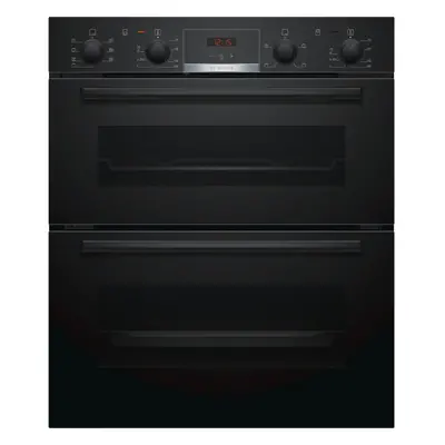 Bosch Serie NBS533BB0B Built Under Double Oven - Black