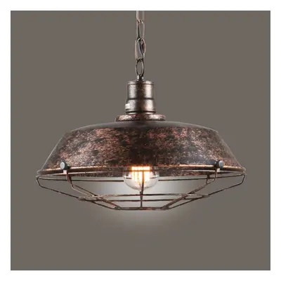 Antique Pendant Lamp Vintage Pendant Light Rust 26CM Industrial Retro Pendant Lamp Iron Metal Ch