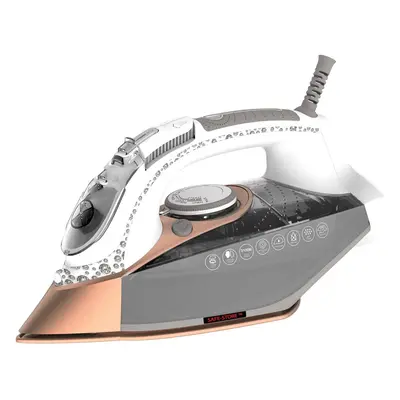 (White & Rose Gold, W) Steam iron | W | 200G steam boost | Multi-directional diamond ceramic sol