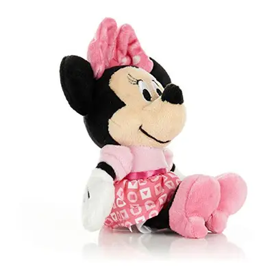 KIDS PREFERRED Disney Baby Minnie Mouse Stuffed Animal Plush Toy Mini Jingler, 6.5 inches