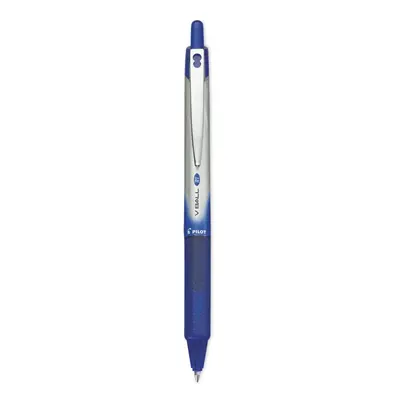 Vball Rt Liquid Ink Retractable Roller Ball Pen Blue Ink .7mm Dozen