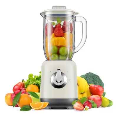 (Medium) Blender Smoothie Maker with Sharp Stainless Steel Blades, Glass Jug, Speed and Pulse Ic