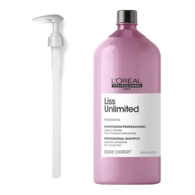 L'Oreal Serie Expert Liss Unlimited - Pump - Shampoo 1500ml