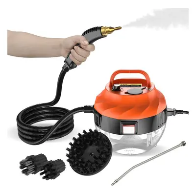 (black, UK Plug) 2500w Portable Handheld Steam Cleaner High Temperature Pressurized Steam Cleani