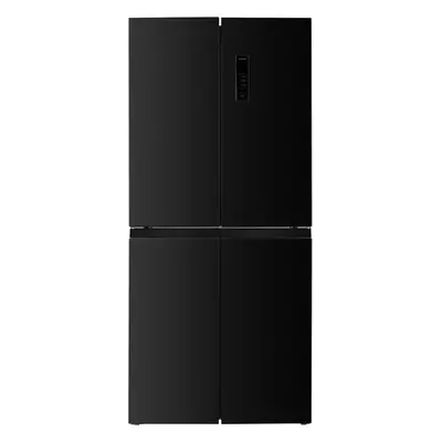 Beko HarvestFresh American Fridge Freezer - Black Steel - D Rated