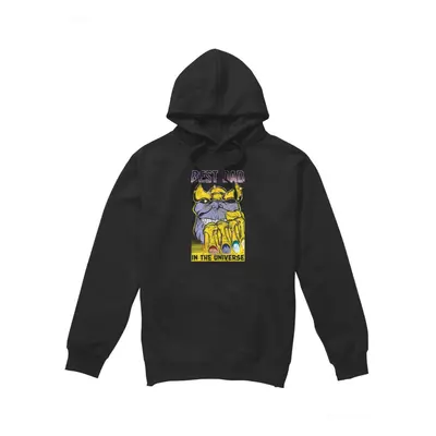 (XL, Black) Avengers Mens Best Dad Thanos Hoodie