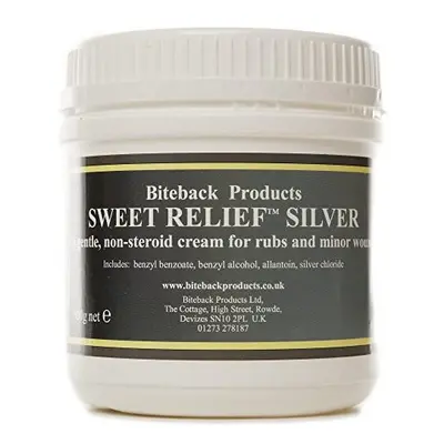 Biteback Products 'Sweet Relief Silver' Support Cream For Sensitive Skin, Minor Wounds & Rubs (H