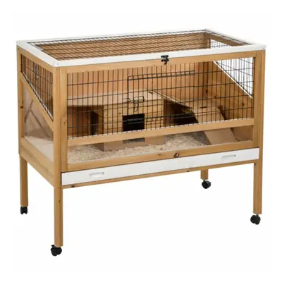 Kerbl Small Animal Cage Indoor Deluxe Wood Rabbit Duck Hen Habitat House