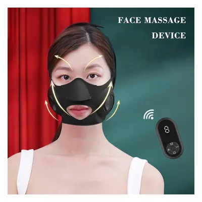 Ems V Shape Face Lifting Massager Face Slimming Mask Anti Wrinkle Double Chin Reducer Cheek Lift