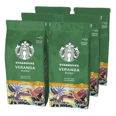 Veranda Blend, Blonde Roast, Ground Coffee 200g (Pack of 6)