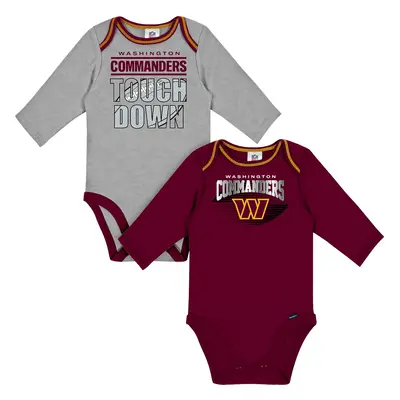 NFL Gerber Baby Boys' Pack Long Sleeve Bodysuit Team Color Months