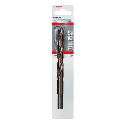 Bosch Professional HSS-Co Metal Drill Bit (stainless steel, x x mm, accessory drill driver), Gol