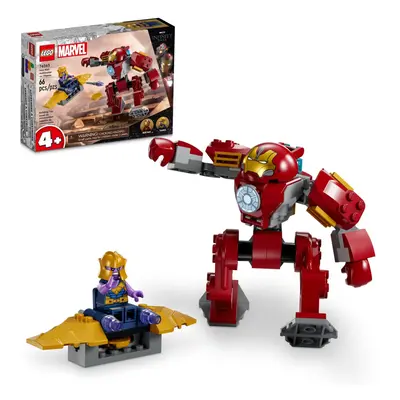 LEGO Marvel Iron Man Hulkbuster vs. Thanos Building Toy Set with Thanos and Iron Man Figures Hul