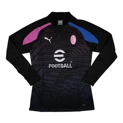 (L) AC Milan Pre-Match LS Sweat Top (Black)