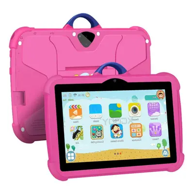 (pink, standard) Bdf Inch Kids Tablet Quad Core Android 4gb And 64gb Wifi Bluetooth Educational 