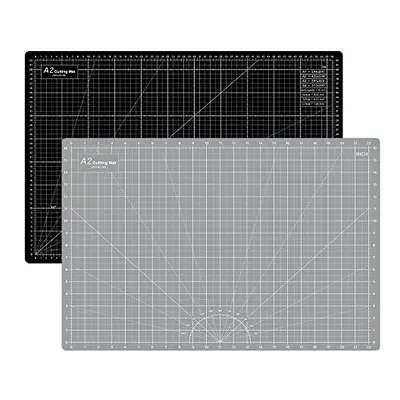 18 x Inch Self Healing PVC Cutting Mat, A2 Cutting Mat Double Sided 5-Ply Gridded Cutting Board 