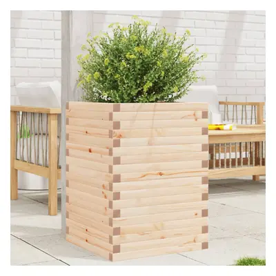 vidaXL Garden Planter Outdoor Flower Pot Patio Planter Pot Solid Wood Pine