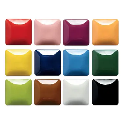 Mayco Stroke & Coat Wonderglaze Glaze Set A, Assorted Colors, Set of