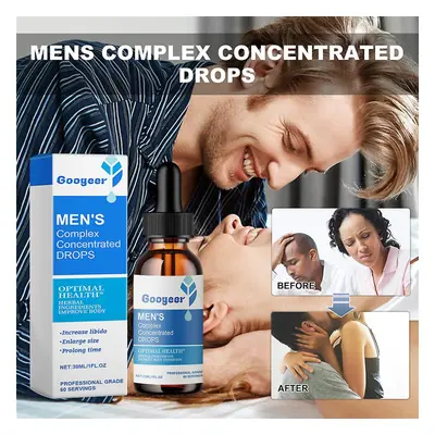 3pcs Mens Liquid Collagen Testosterone Supplement Drops Improve Higher Passion And Endurance Con