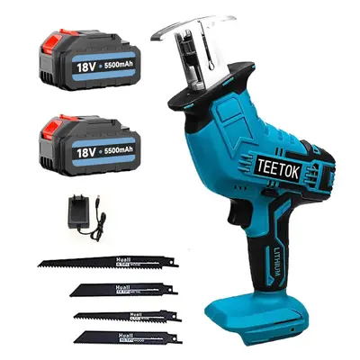 Cordless Reciprocating Saw Saber saw+2Battery 5.5A+Charger-Makita Compatible