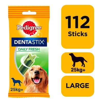 PEDIGREE Dentastix Fresh Large Dog Dental Chews Stick (Pack Of 4)