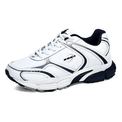 (white, 43) Bona New Designers Action Leather Trendy Running Shoes Men Outdoor Sneakers Man Walk