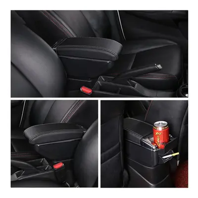 (black,white) Car Armrest For Suzuki Jimny Retrofit Storage Box Car Accessories Retractable