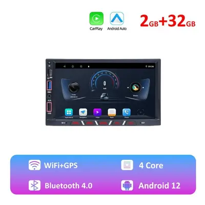 (as the picture, CHINA) Reakosound 7&apos;&apos; Android Car Radio Carplay Universal Car Gps Scr