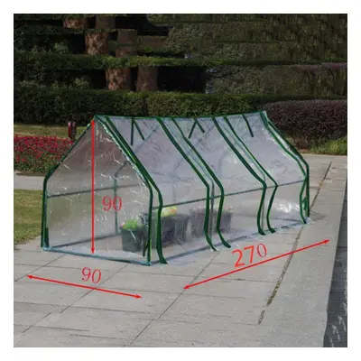 (2.7m*0.9m*0.9m) Protective Heat Preservation Cover For Outdoor Garden Beds Keep Animals At Bay