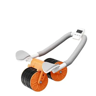 (orange, 1PCS) Exercise Abdominal Wheel, Automatic Rebound Elbow Brace Type Abs Roller For Tummy