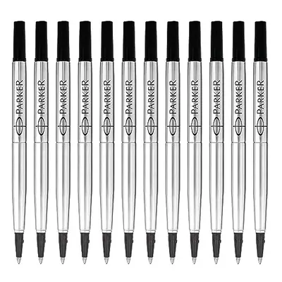 Rollerball Pen Refills | Medium Point | Black QUINK Ink | Count