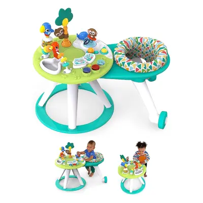 Bright Starts, Around We Go 2-in-1 Walk-Around Activity Centre and Play Table - Tropic Cool