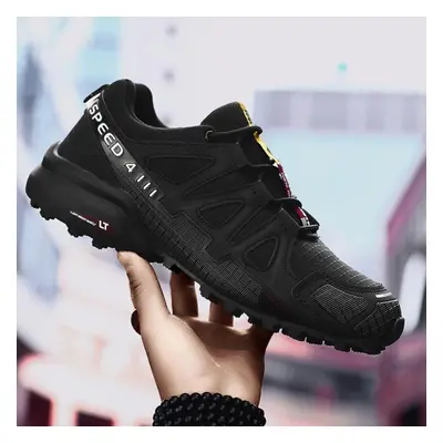 (black, 45) Men&apos;s Running Shoes Fitness Sneakers Breathable Jogging Shoes Gym Walking Joggi