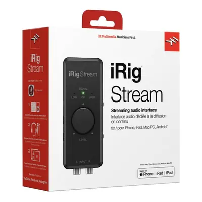 IK Multimedia iRig Stream | Streaming audio interface IP-IRIG-STREAM-IN