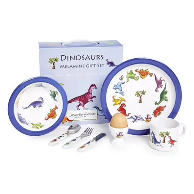 Martin Gulliver Designs Dinosaurs Piece Melamine Gift Set