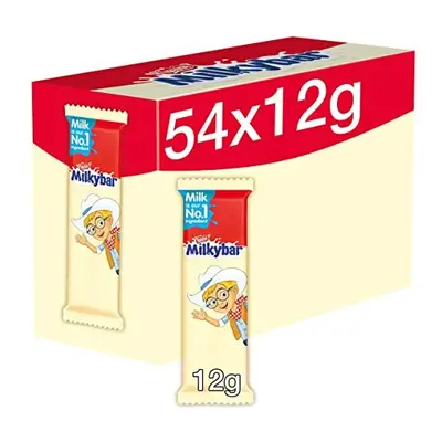 Milkybar White Chocolate Kid Bar 12g (Pack of 54)